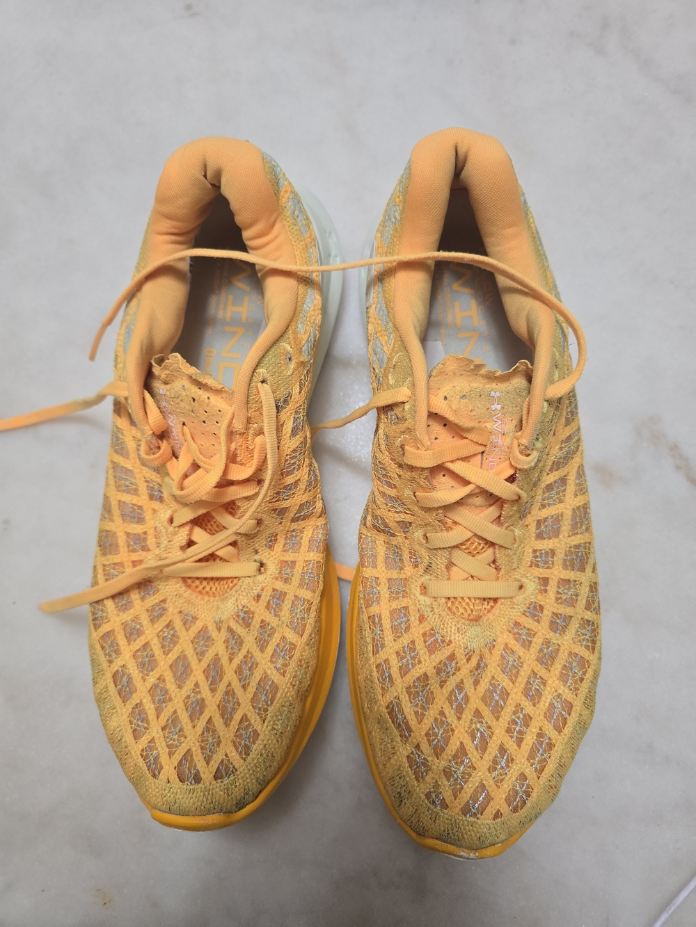 Under Armour Orange Athletic Sneakers